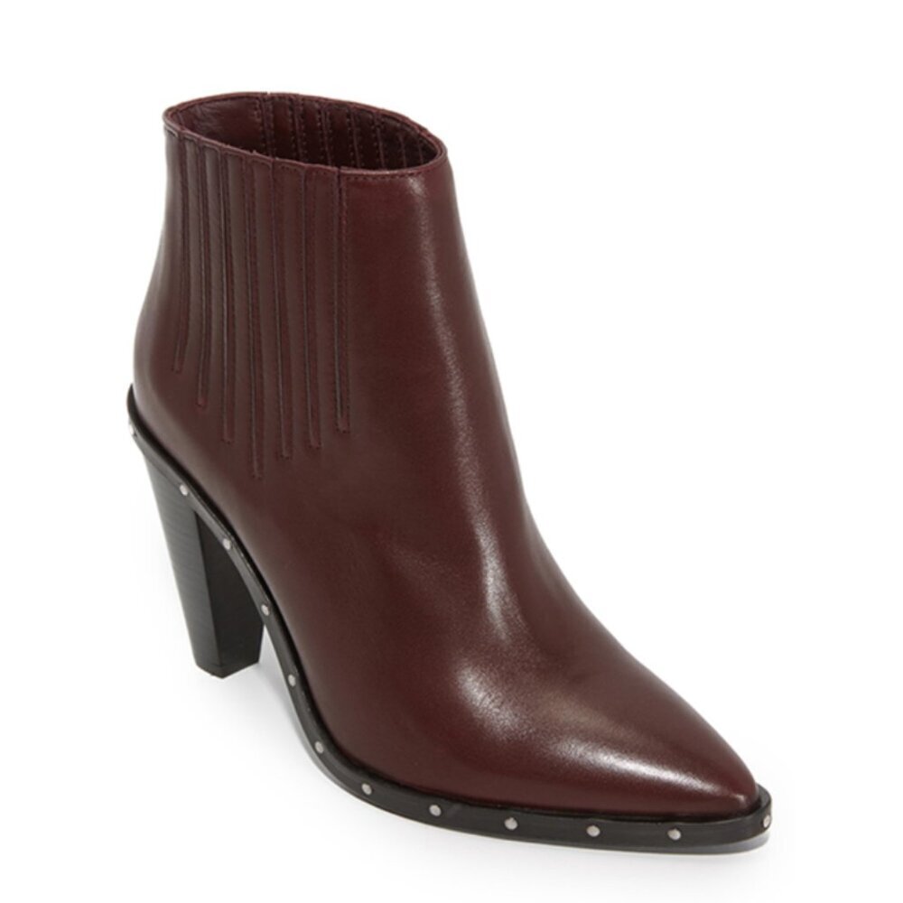 IRO Burgundy Heeled Boots